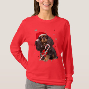 Kvinna för kung Charles Santa långa muff bästa Tee Shirt