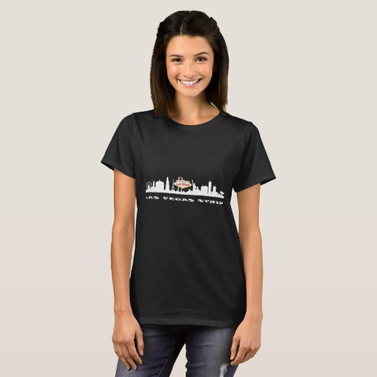 Kvinna för LAS VEGAS REMSAFÖDELSEDAG mörka T-tröja Tee Shirts