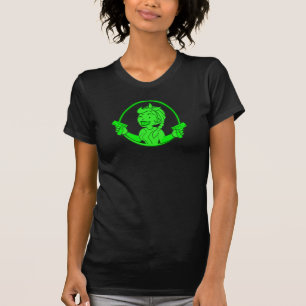 Kvinna för nedfall 4 skjorta för parodi tee shirt