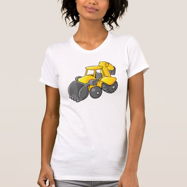 Kvinna för vintagestilcampare T-tröja Tee (Framsida)