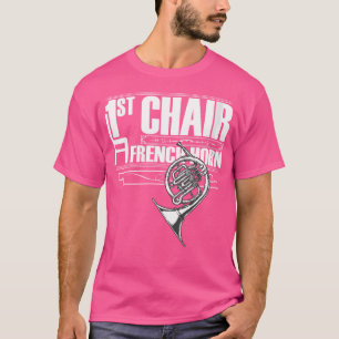 Kvinna Förste ordförande Fransk födde en bandmedle T Shirt