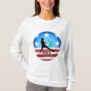 kvinna fotboll t shirt