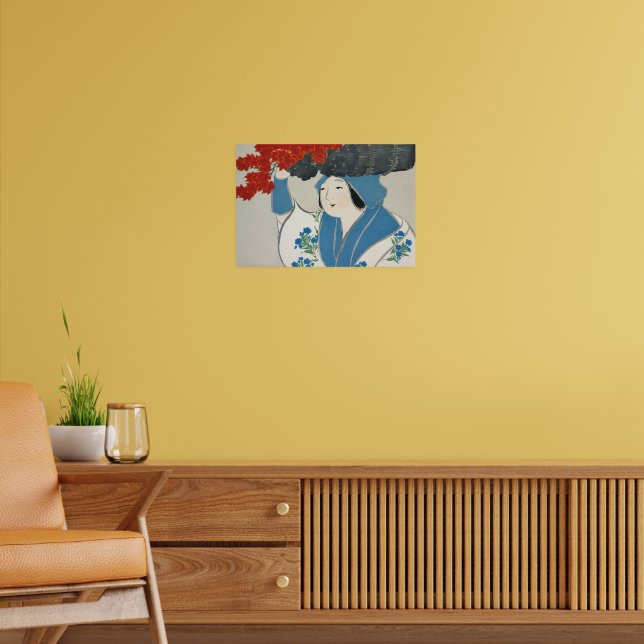 Kvinna från Momoyogusa (1909) Poster (Vardagsrum 2)