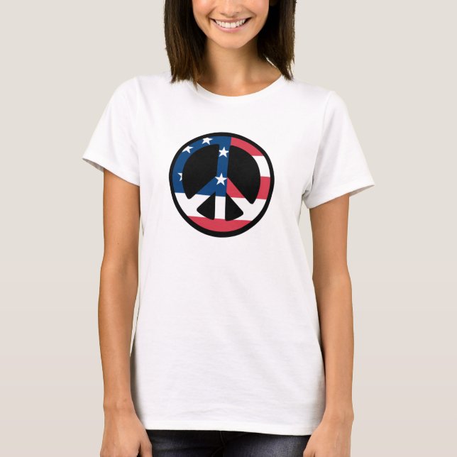 Kvinna fredT-tröja T-shirt (Framsida)