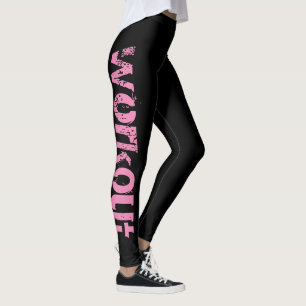 Kvinna genomköraredamasker för leggings