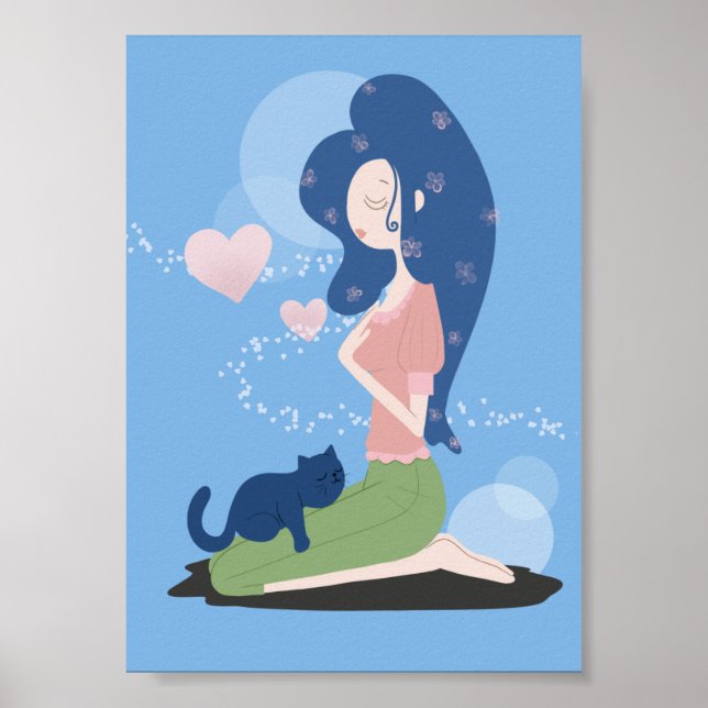 KVINNA GIRL OCH KATEGORI POSTER (Framsidan)