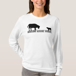 Kvinna grundläggande långärmad t-shirt