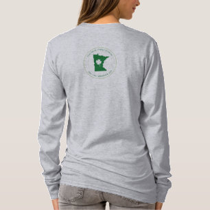 Kvinna grundläggande långärmadT-tröja T Shirt