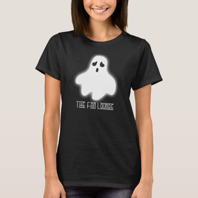 Kvinna grundläggande svart utslagsplatsHalloween T Shirt (Framsida)