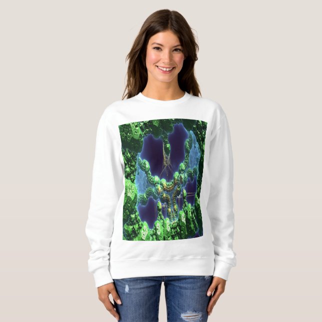 Kvinna grundläggande tröja (Hel framsida)