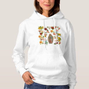 Kvinna Guadalupe rosa Hoodie Tee