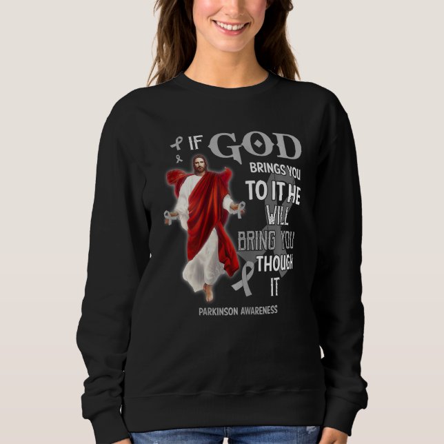Kvinna Gud för in dig genom det... T Shirt (Framsida)