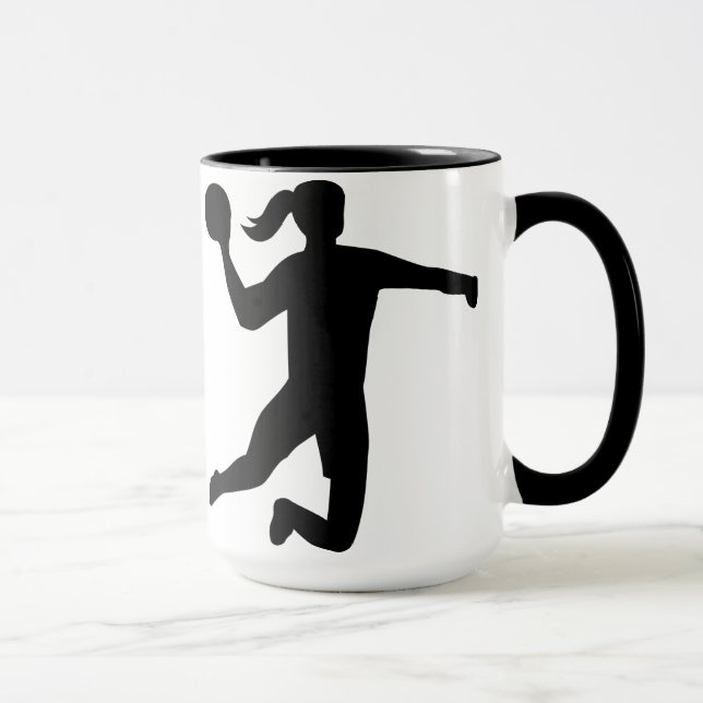 Kvinna handboll mugg (Höger)