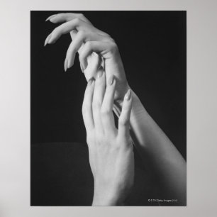 Kvinna händer poster