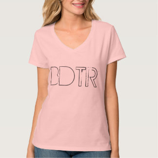 Kvinna Hanes Nano V-Nacke T-tröja Tee
