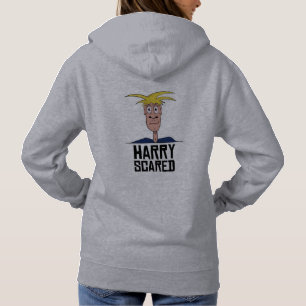 Kvinna Harry Skrämt Hoodie Grått T Shirt