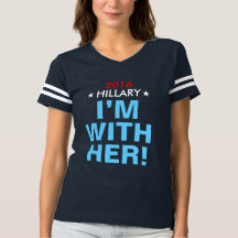 Kvinna Hillary 2016 "mig förmiddag MED HENNE!",