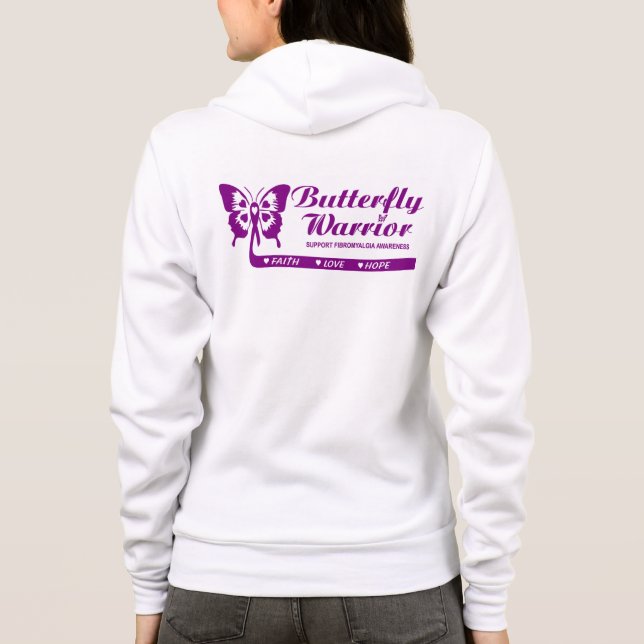 kvinna hooded svettjacka t-shirt (Baksida)