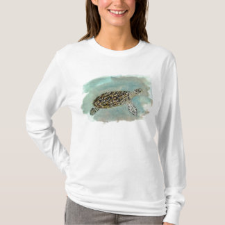 Kvinna Hoodie för havssköldpadda Tee