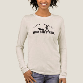 Kvinna hundpromenerare t shirt