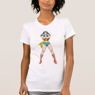  kvinna i Arm korsat Tee Shirt