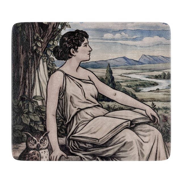 Kvinna i Art Nouveau-stil läser under träd (Framsidan)