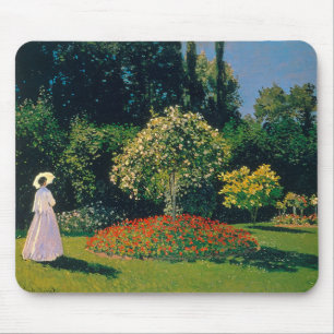 Kvinna i en Garden, Monet Musmatta
