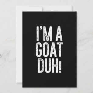 Kvinna i en goat Duh! Costume Gift Spara Datumet