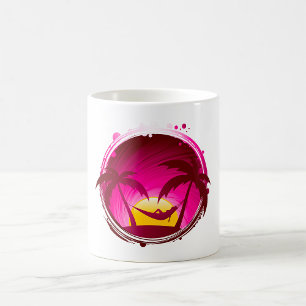 Kvinna i en hängmatta kaffemugg