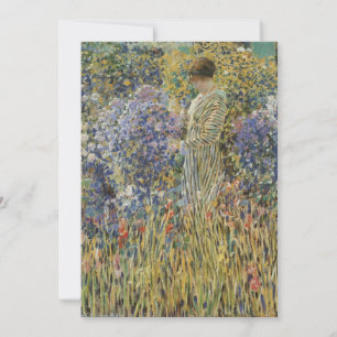 Kvinna i en trädgård av Frederick Frieseke, Fine A