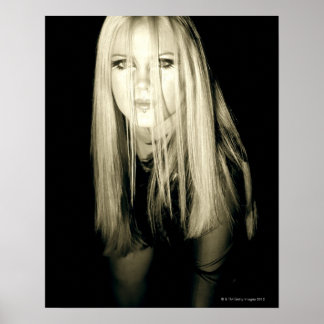 Kvinna i gothic mode poster