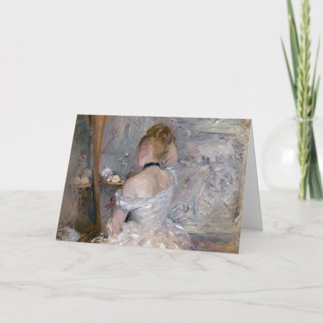 Kvinna i hennes Toilette | Berthe Morisot Kort (Framsida)