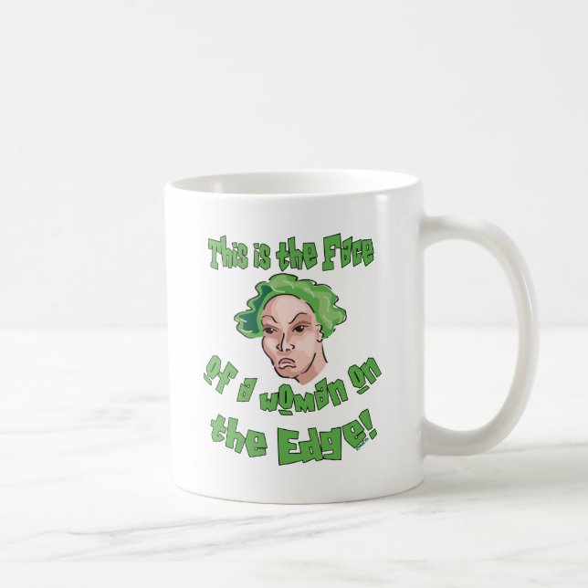 Kvinna i Kant Kaffemugg (Höger)