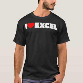 Kvinna i Kärlek Heart Excel VNeck T Shirt