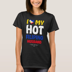 Kvinna I Kärlek Min Hett Filipino Make Filippinern T Shirt