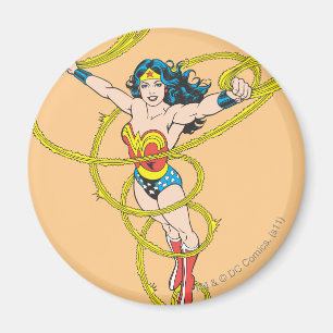 kvinna i Lasso Magnet