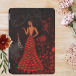 Kvinna i Red Dress iPad Mini Skydd<br><div class="desc">Söt iPad mini Cover med en kvinna i en röd säng, överallt går hon till rött hjärta och ett flöde från ro. Hitta den här perfekten, rött, modernt, vismatiskt ipad cover för din älskade, flickvän, fru eller vän som kärlek art och rött färg. Bakgrunden är en mörk svart-till-röd övertoning med...</div>
