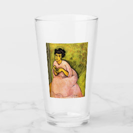 Kvinna i Rosa (Elegant Dam) (Female Porträtt) kons Glaskopp