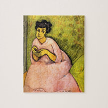 Kvinna i Rosa (Elegant Dam) (Female Porträtt) kons