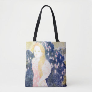 Kvinna i rosa klänning, Maurice Denis Tygkasse