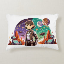 Kvinna i rymduniform