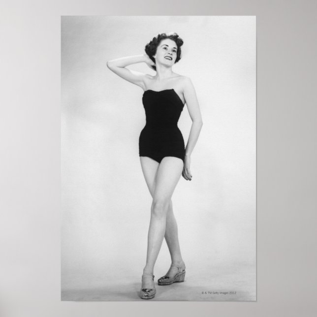 Kvinna i svart korset poster (Framsidan)