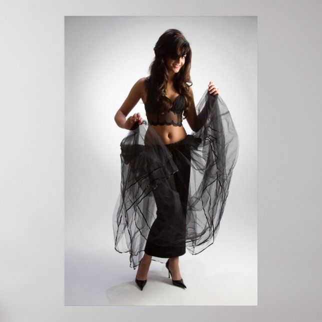 Kvinna i svart poster (Framsidan)