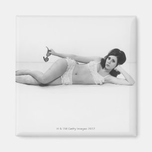 Kvinna i Swimwear Magnet