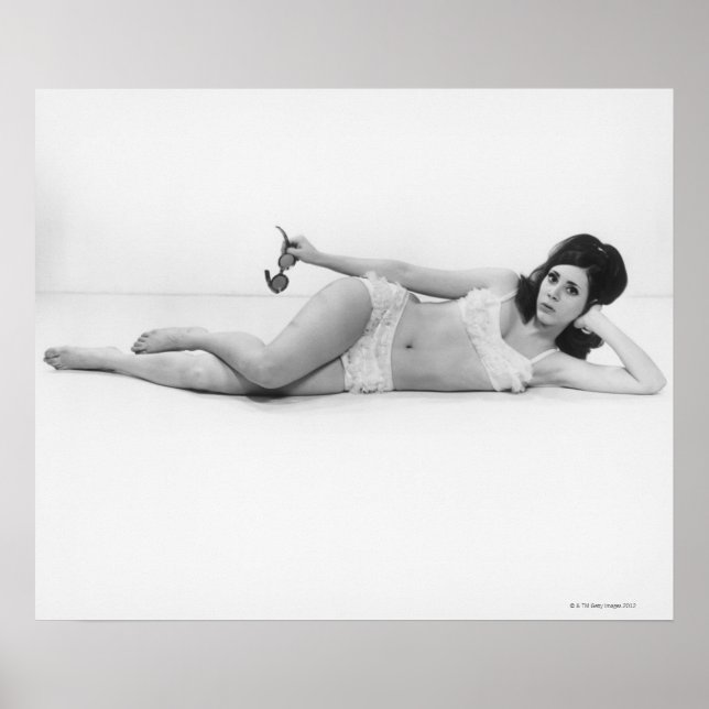 Kvinna i Swimwear Poster (Framsidan)