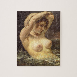 Kvinna i Vågar av Gustave Courbet Pussel