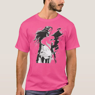 kvinna i vintage stil t shirt