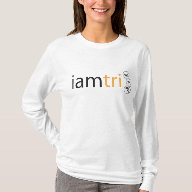 Kvinna inpassad hoodie för iamtri tee shirt (Framsida)