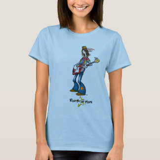 Kvinna inpassade 60-talHare Tee Shirt