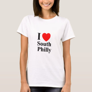 Kvinna jag älskar den södra Philly T-TRÖJA Tee Shirt